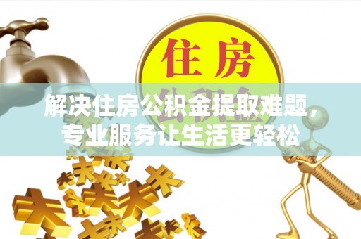 分宜解决住房公积金提取难题，专业服务让生活更轻松
