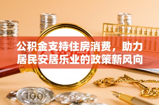分宜公积金支持住房消费，助力居民安居乐业的政策新风向