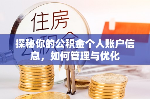 分宜探秘你的公积金个人账户信息，如何管理与优化