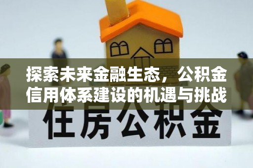 分宜探索未来金融生态，公积金信用体系建设的机遇与挑战