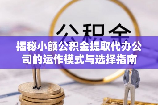 分宜揭秘小额公积金提取代办公司的运作模式与选择指南