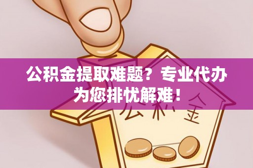 分宜公积金提取难题？专业代办为您排忧解难！