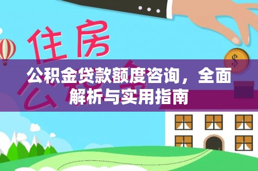分宜公积金贷款额度咨询，全面解析与实用指南