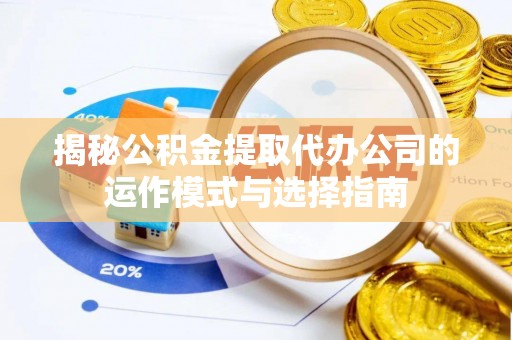 分宜揭秘公积金提取代办公司的运作模式与选择指南