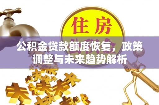 分宜公积金贷款额度恢复，政策调整与未来趋势解析
