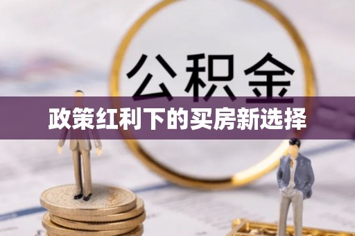 分宜政策红利下的买房新选择