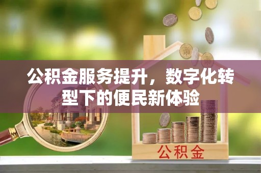 分宜公积金服务提升，数字化转型下的便民新体验