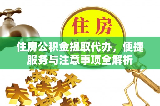 分宜住房公积金提取代办，便捷服务与注意事项全解析