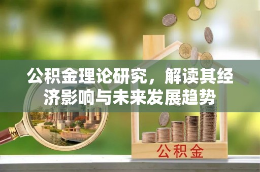 分宜公积金理论研究，解读其经济影响与未来发展趋势