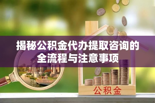 分宜揭秘公积金代办提取咨询的全流程与注意事项