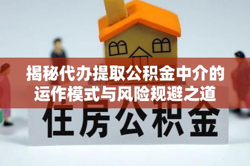 分宜揭秘代办提取公积金中介的运作模式与风险规避之道