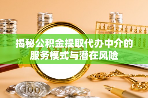 分宜揭秘公积金提取代办中介的服务模式与潜在风险