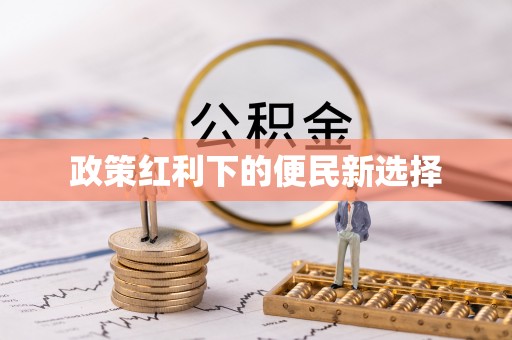 分宜政策红利下的便民新选择