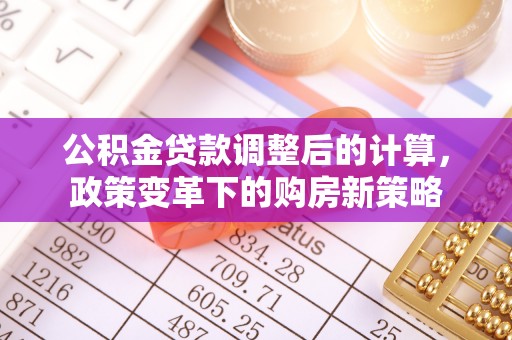 分宜公积金贷款调整后的计算，政策变革下的购房新策略