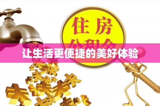 分宜让生活更便捷的美好体验