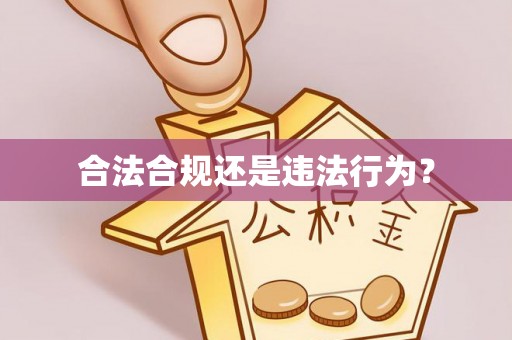 分宜合法合规还是违法行为？